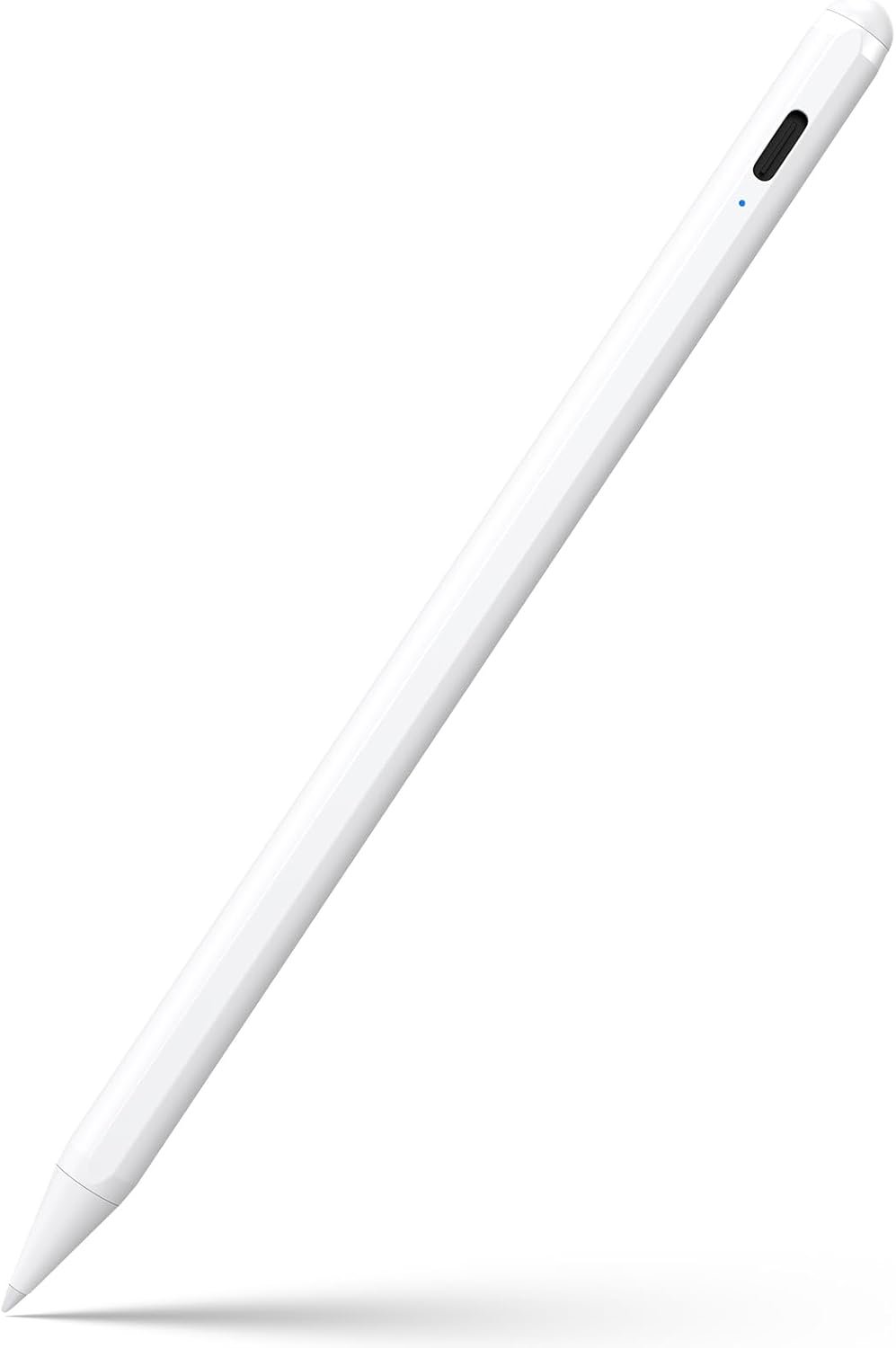 Stylus Pen for iPad 6th-11th Generation-2X Fast Charge Active Pencil Compatible with 2018-2025 Apple iPad Pro 11″/12.9″/M4, iPad Air 3/4/5/M2/M3,iPad mini 5/6 Gen-White