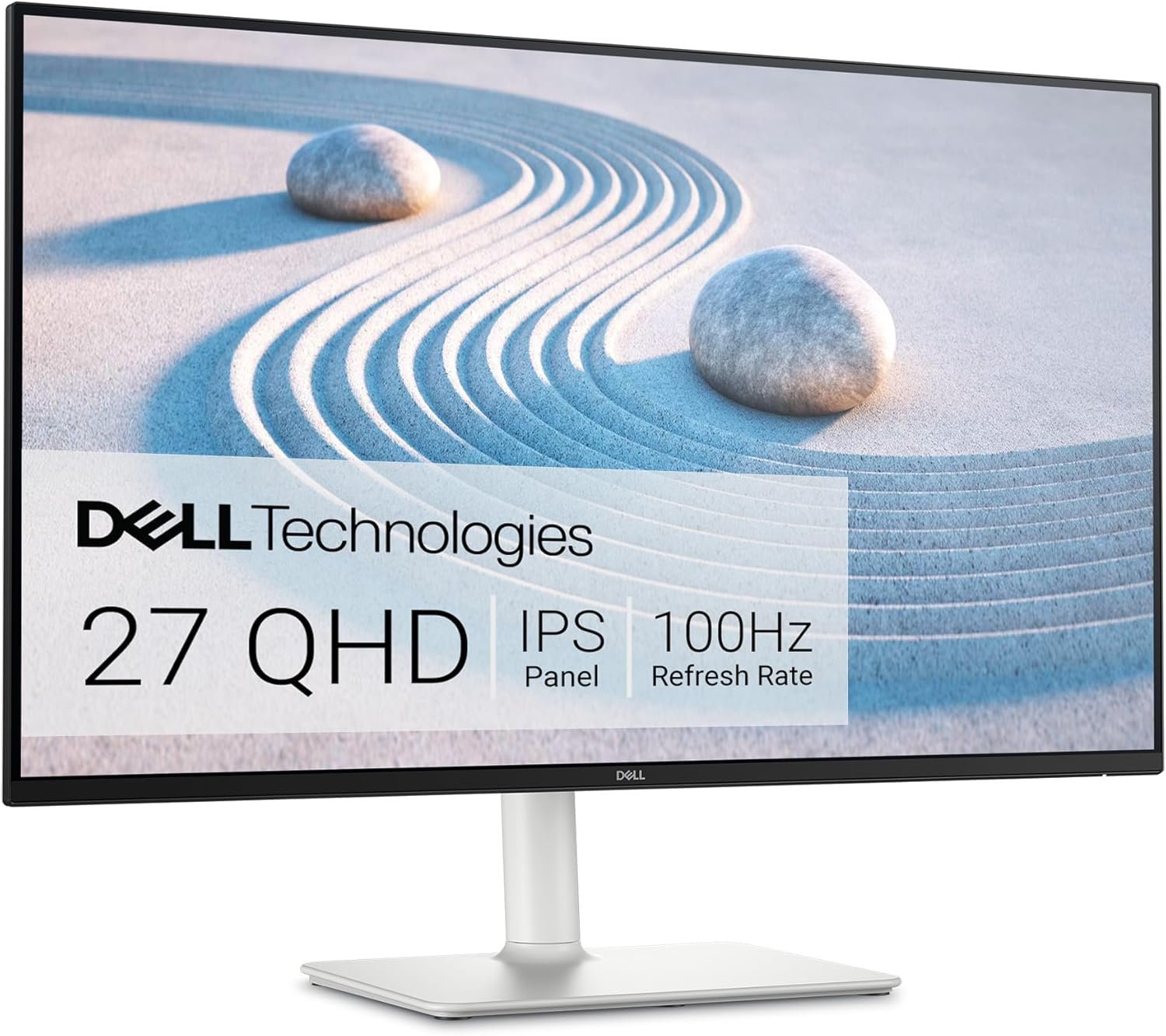 Dell S2725DS Monitor – 27 Inch, QHD (2560×2440) Display, 100Hz refresh rate, 1500:1 contrast ratio, TÜV Rheinland Eye comfort 4 Star, Integrated 2x5W speaker, Height/Tilt/Swivel/Pivot- Ash White color