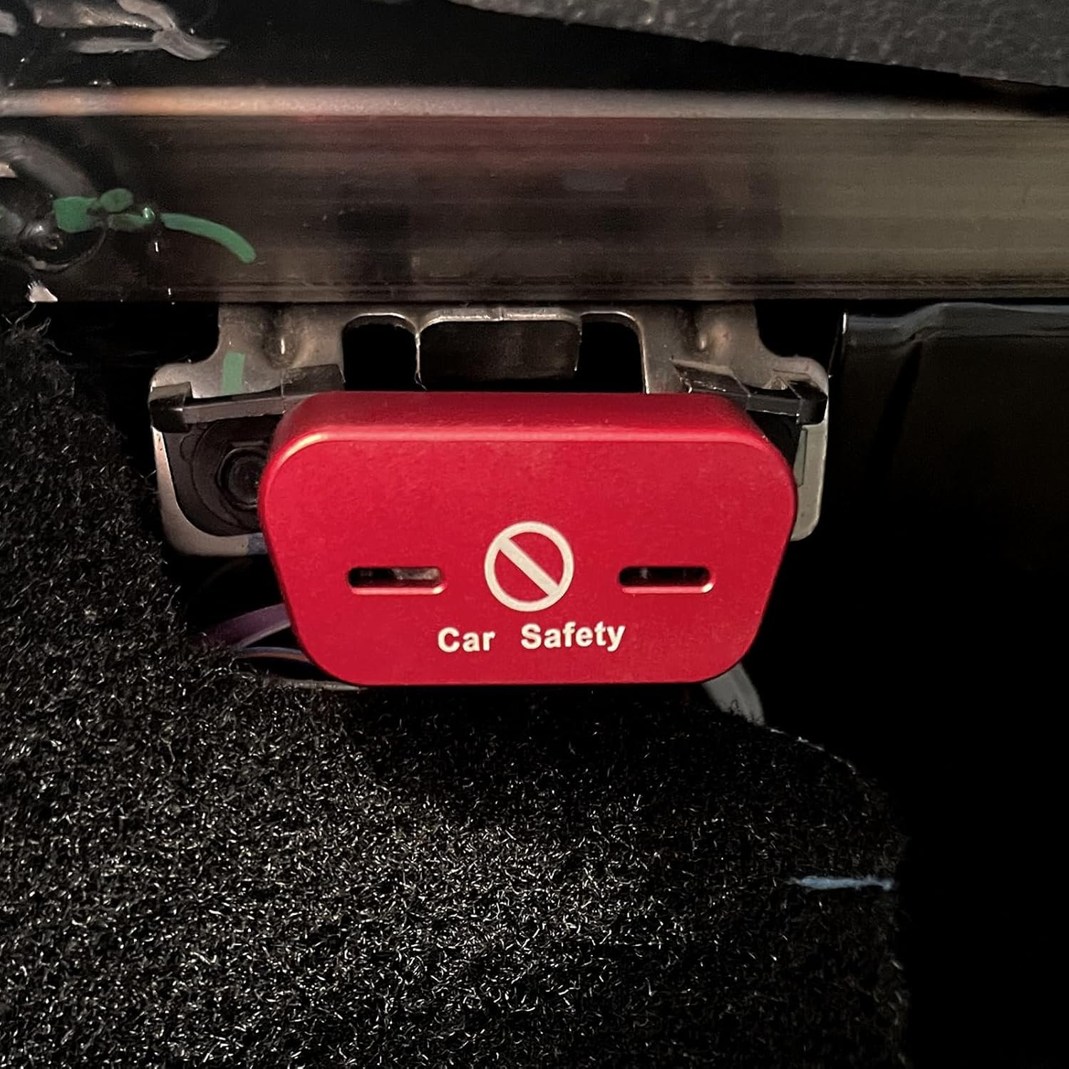 JUTA OBD2 Lock Aluminum Alloy Material OBDII Socket Locking Device Vehicle OBD Port Protection – Red