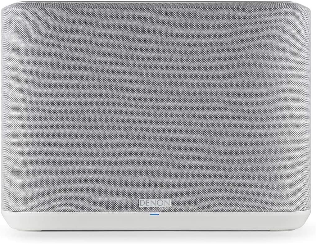 Denon Home 250 Wireless Smart Speaker (White), Bluetooth Wireless, 0.75″ Tweeters, 4″ Bass Drivers, HEOS Built-in, AirPlay 2, Multi-Room Streaming, Simple Setup, Mid-Size Design