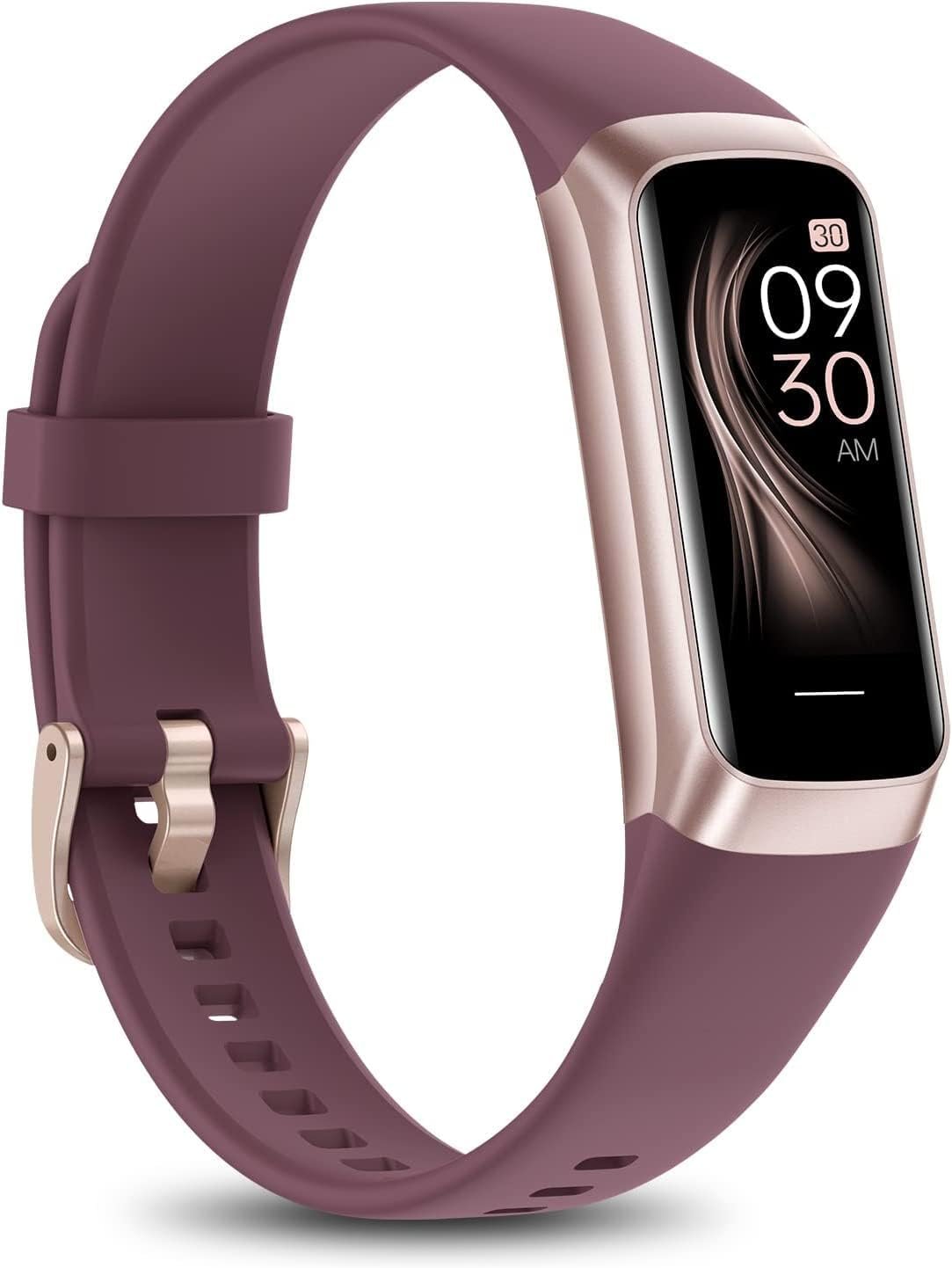 Fitness Tracker with 24/7 Heart Rate Blood Oxygen Sleep Monitor,Activity Tracker with 1.1″ AMOLED Touch Color Screen, Multiple Sport Modes Step Counter,IP68 Waterproof for Women Men