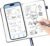 Digital Pen Writing Set – Smart Pen for Note-Taking with Notebook, Real time Sync Digitizing for Paper Notes Meeting Convert to Text Storing Sharing Sync Pen with Notebook is Good Christmas Tech Gifts
